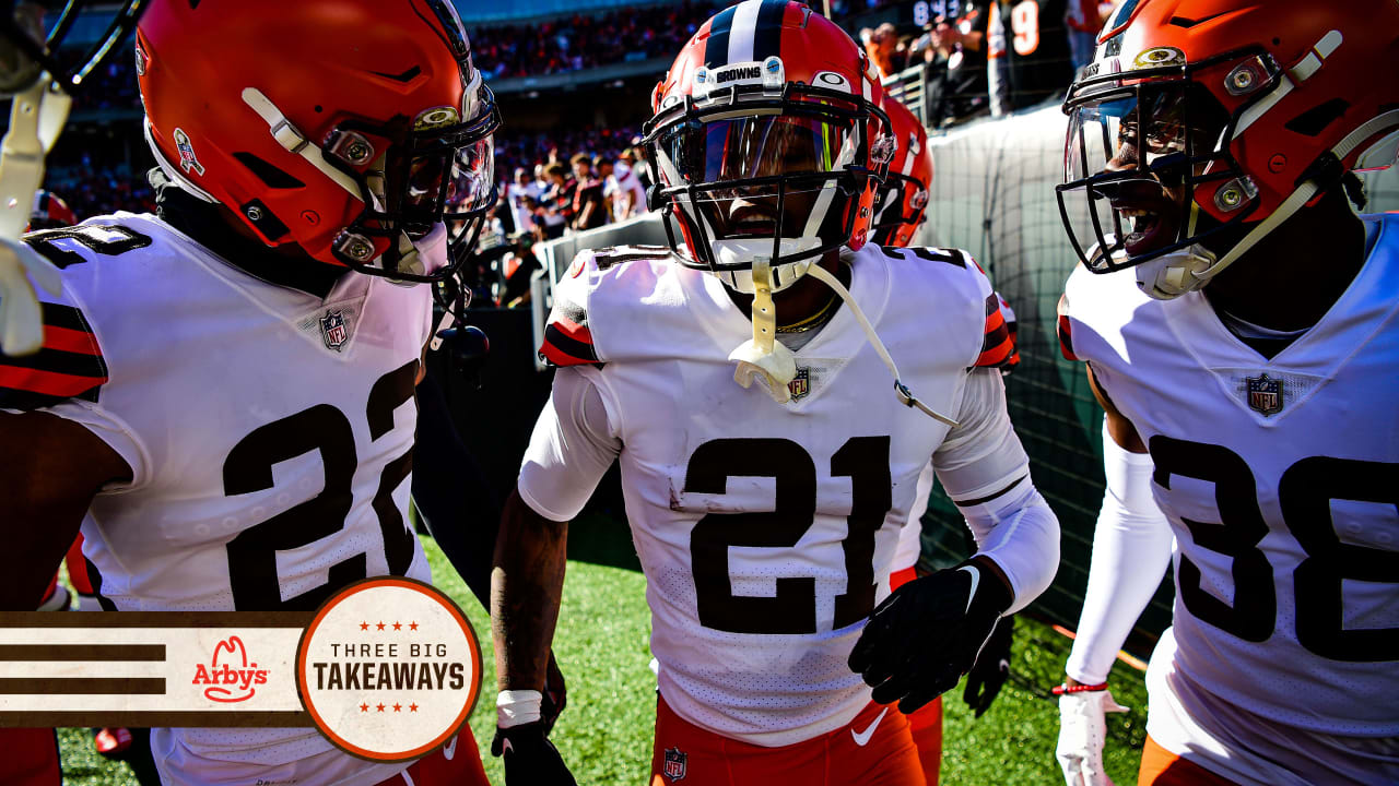 Denzel Ward Records First Two NFL Interceptions in First Half of First  Career Game