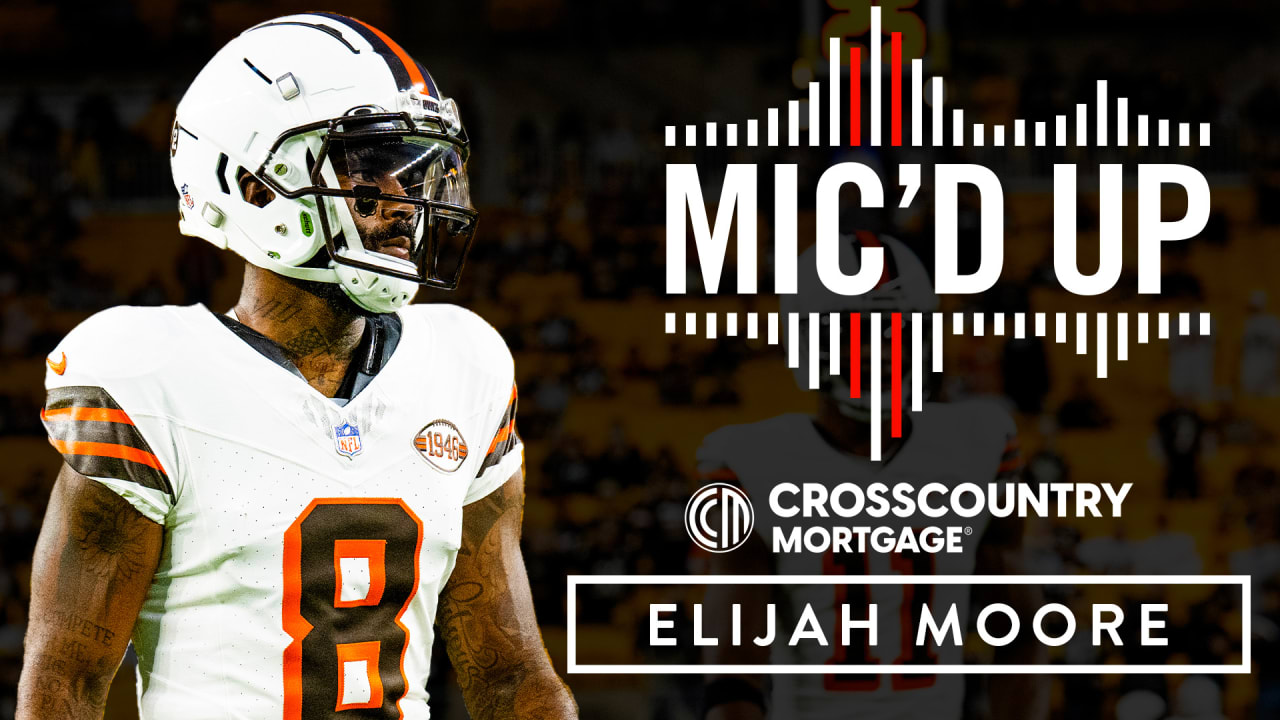 Elijah Moore Mic'd Up on Monday Night Football