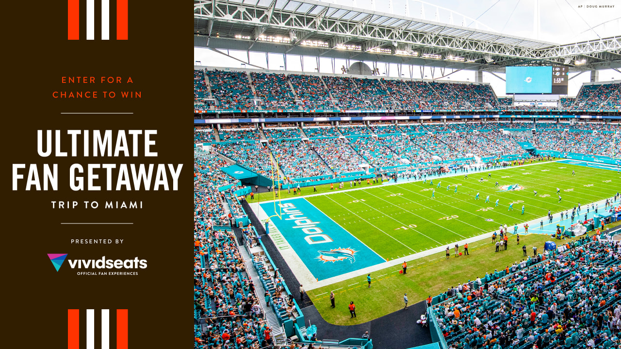 Enter to win the Ultimate Fan Getaway Package for Browns vs. Patriots