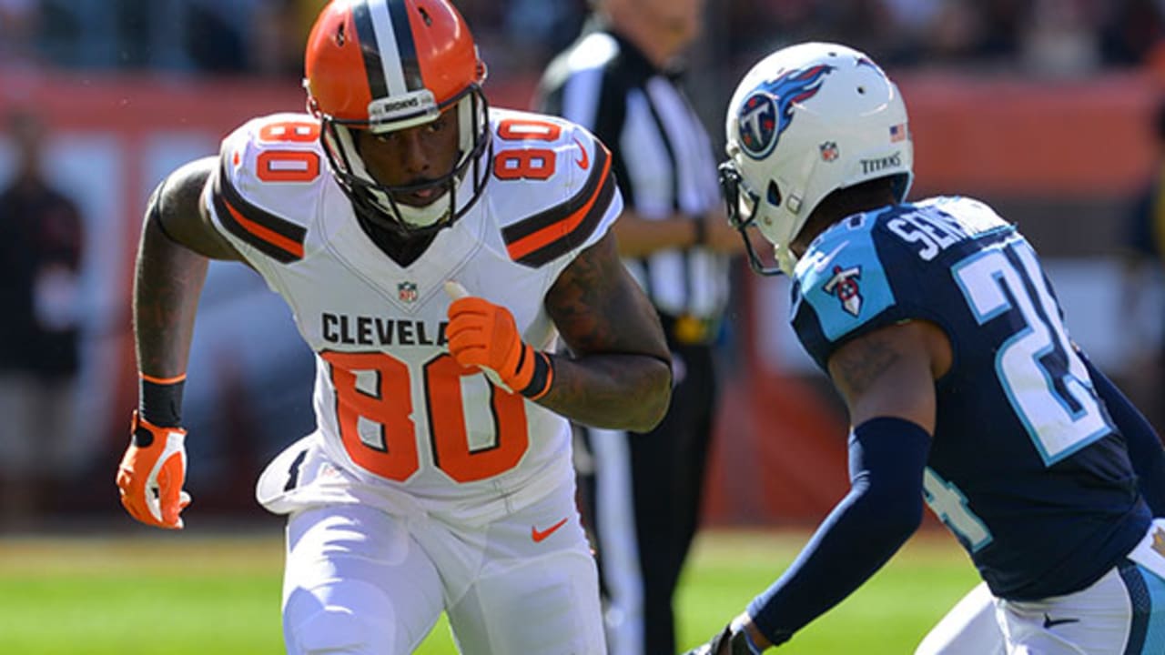 Cleveland Browns, Wide Receiver, Frisman Jackson, during the game