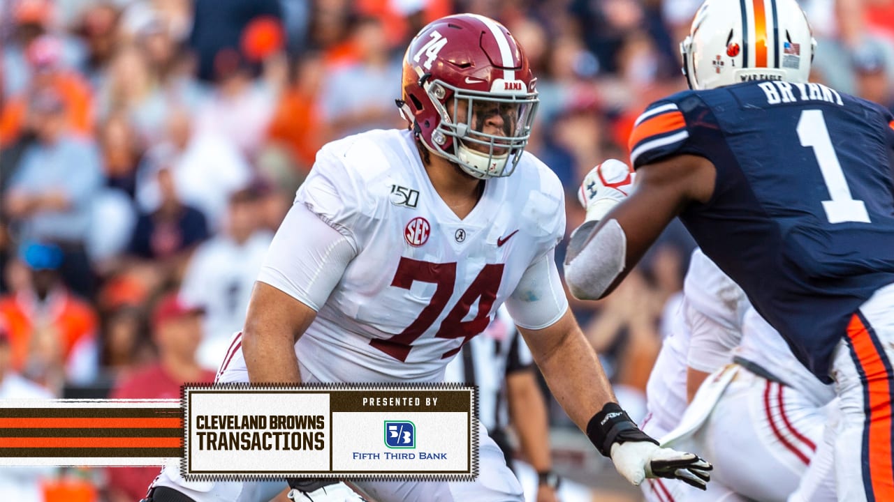 Jedrick Wills Jr. signs contract with Browns