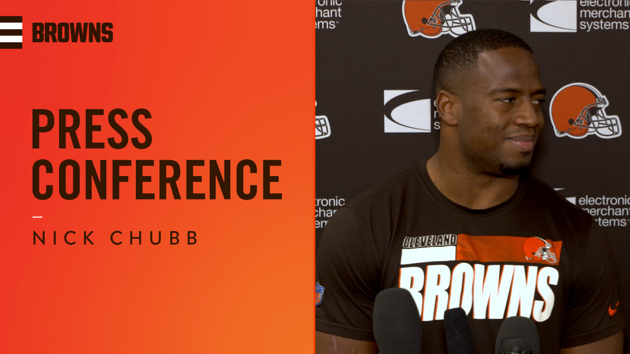 Nick Chubb shows off new Browns jersey with TikTok dance