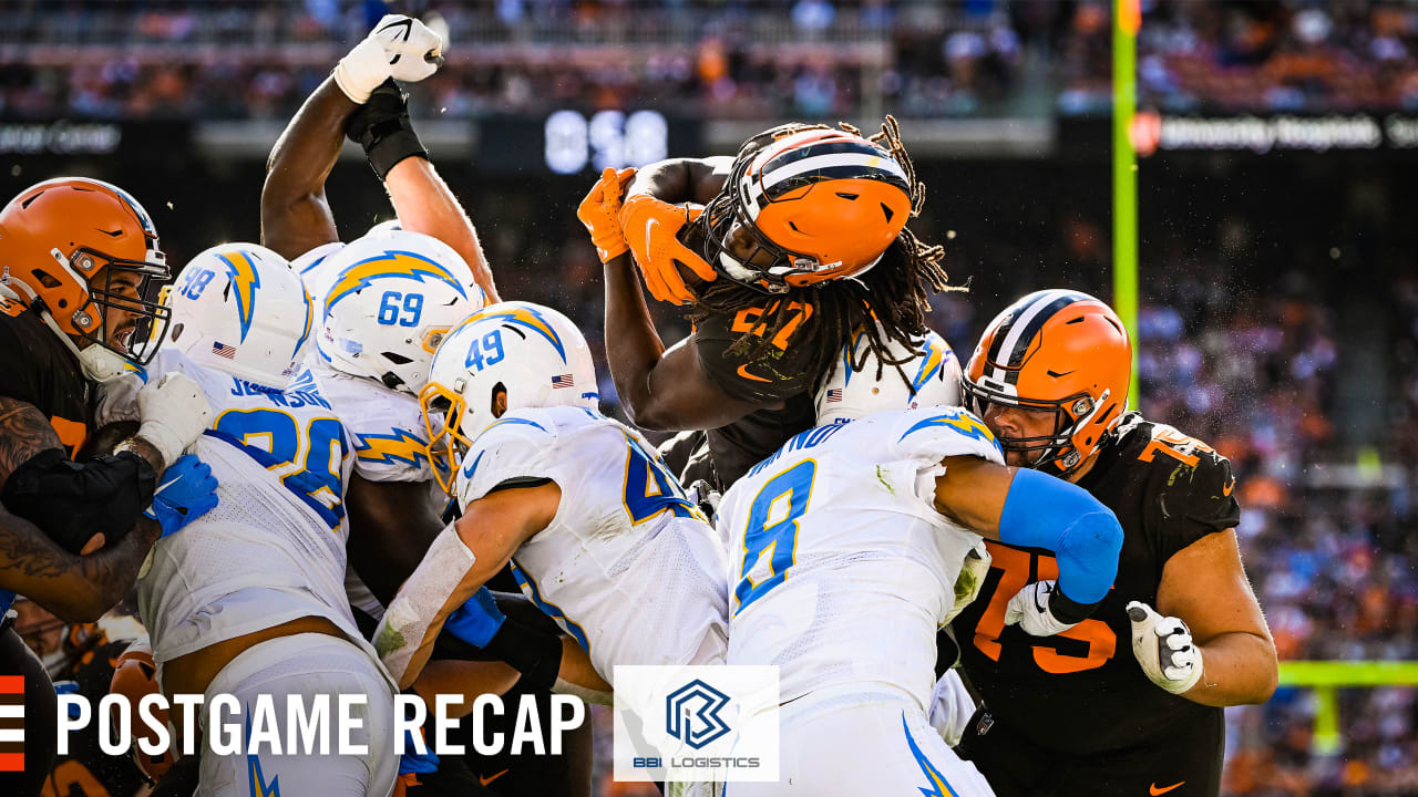 Final Drive: Chargers Edge Browns in Cleveland With 30-28 Win