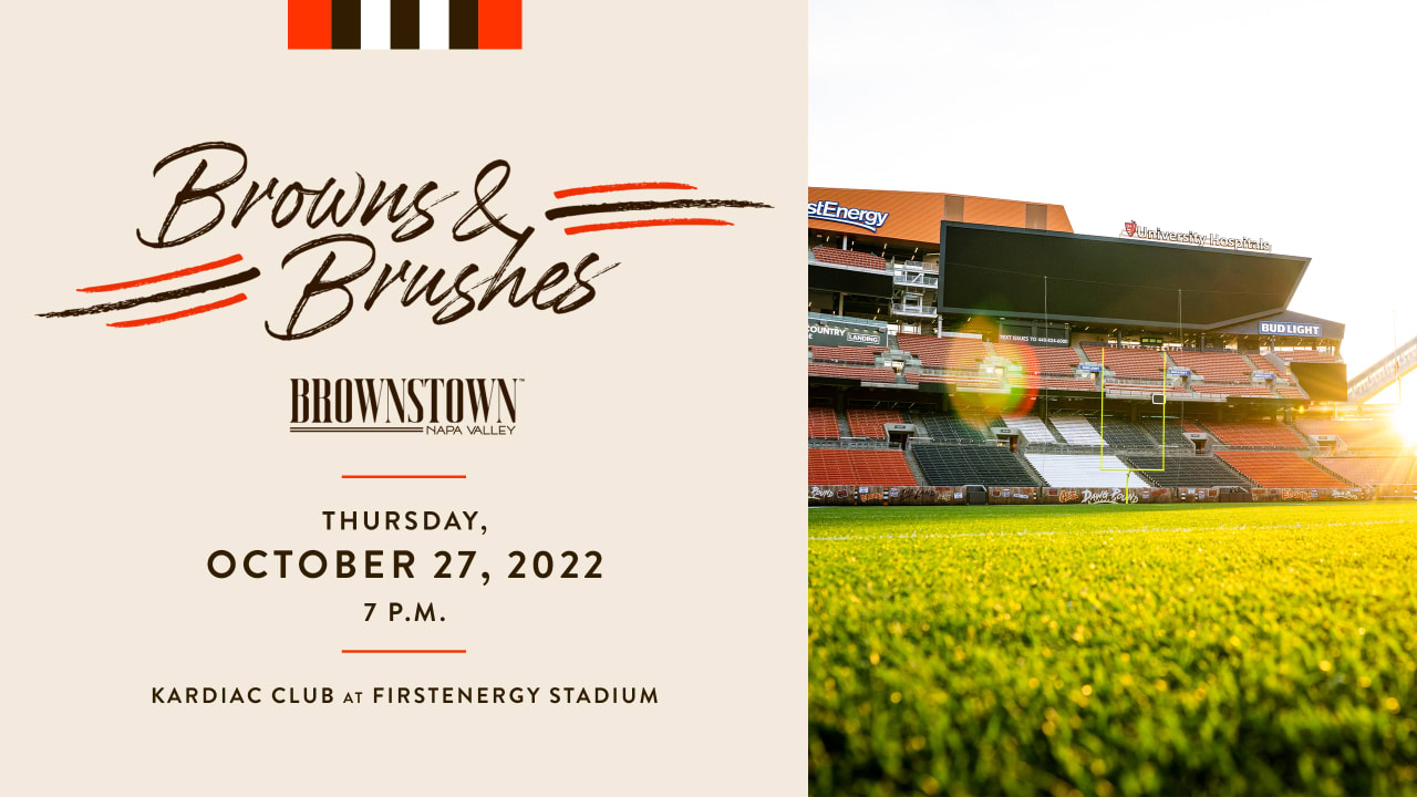 “Browns and Brushes” event to take place at FirstEnergy Stadium