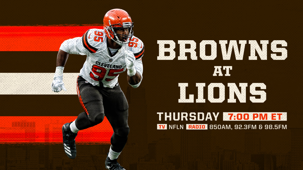 Detroit Lions vs. Cleveland Browns: Time, TV, radio information