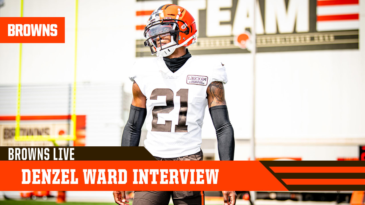 Denzel Ward returns to Cleveland Browns training camp practice