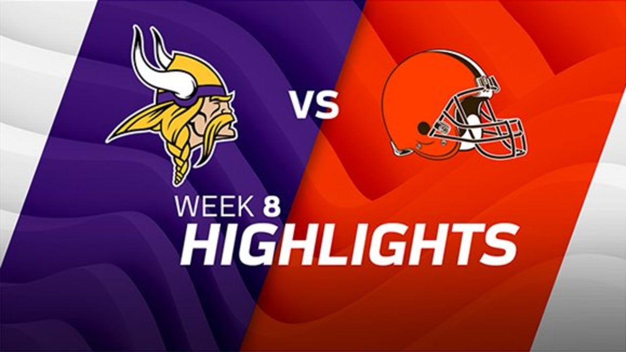 Minnesota Vikings vs. Cleveland Browns highlights Week 8
