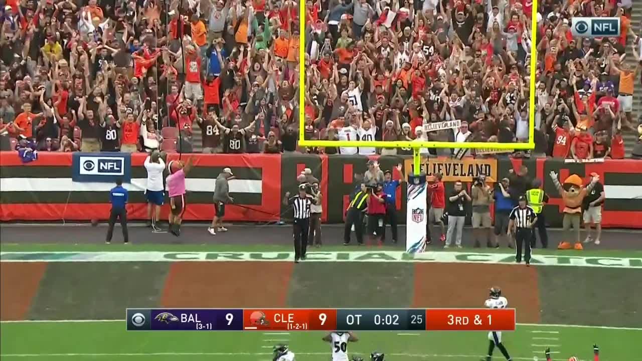 Cleveland Browns kicker gets a mezuzah, makes a game-winning field goal