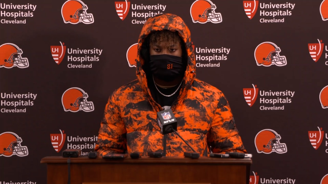 Denzel Ward Postgame Press Conference vs. Ravens