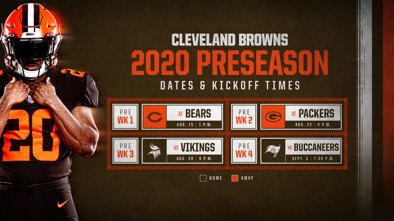 Cleveland Browns schedule 2020: Dates, opponents, game times