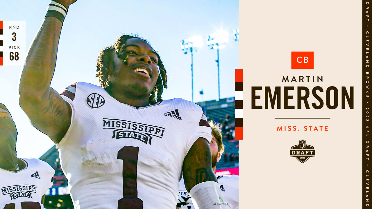 Cleveland Browns pick Mississippi State's Martin Emerson in NFL Draft