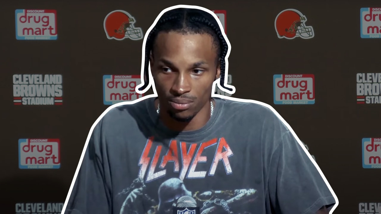 Denzel Ward Postgame Press Conference vs. Ravens