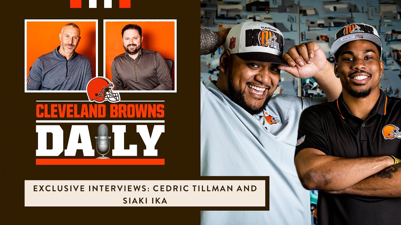 Cedric Tillman's Exclusive First Interview in Studio with the Cleveland  Browns 