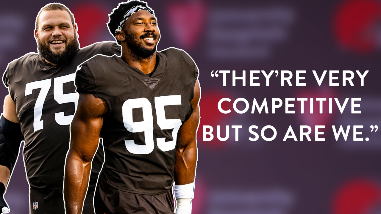 Joel Bitonio and Myles Garrett Press Conference