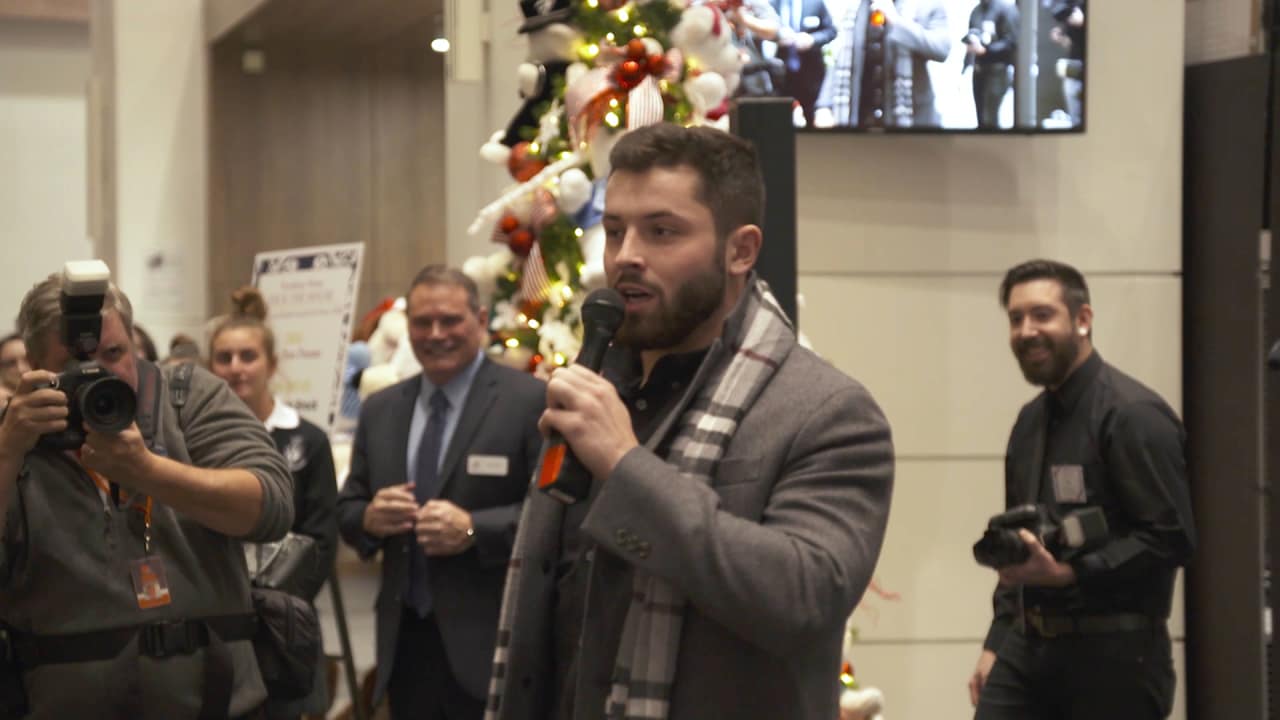 Baker Mayfield and Cleveland Browns Host Special Olympics Ohio for Big  Reveal