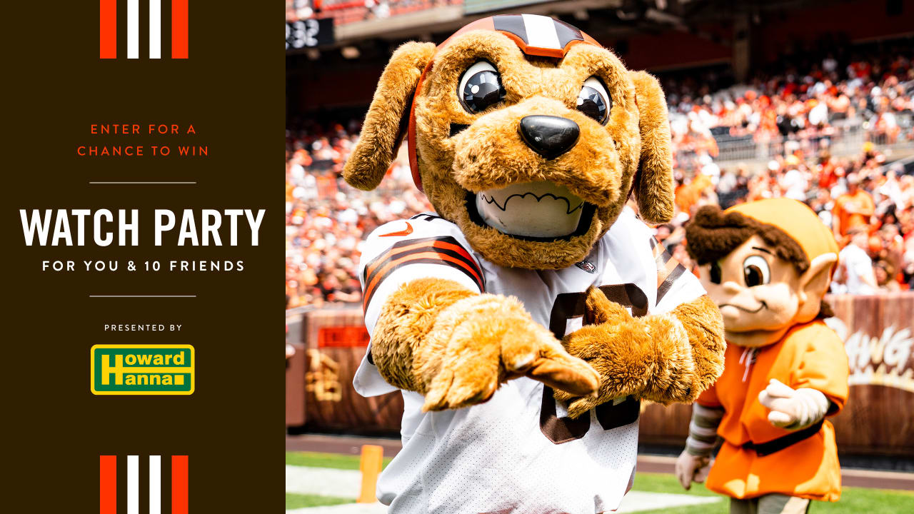 Enter for a chance to win a private watch party in a suite at Cleveland  Browns Stadium