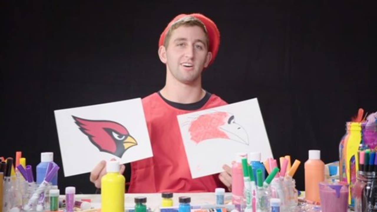 NFL Rookies Attempt to Draw their Team Logos