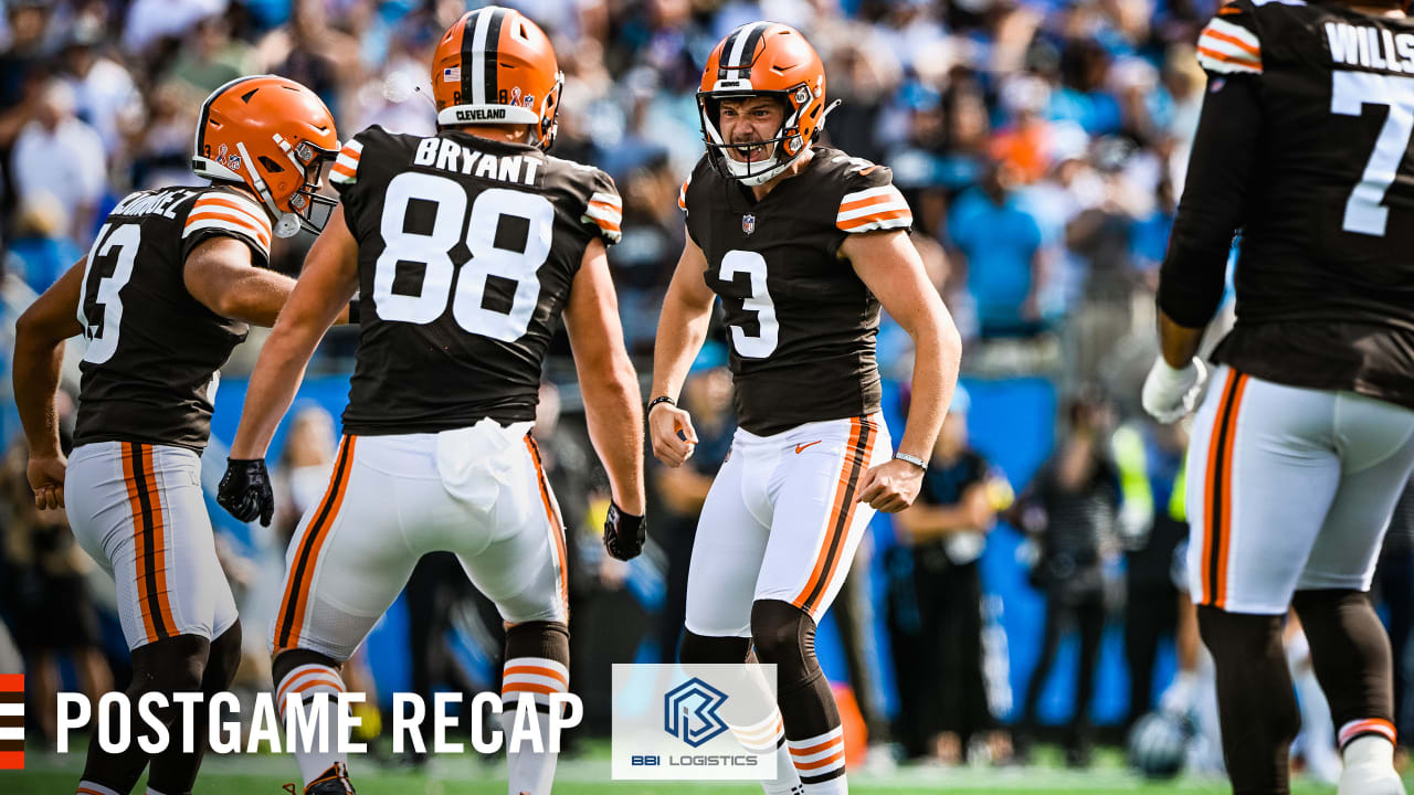 Rookie Kicker Among Cleveland Browns Standouts in Victory over