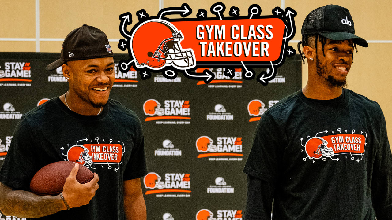 Greg Newsome II Gym Class Takeover Cleveland Browns