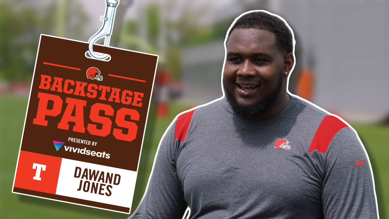 Getting to know Browns Offensive Lineman Dawand Jones, Backstage Pass