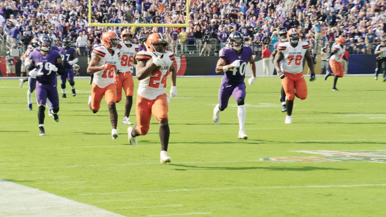 Top Plays: Nick Chubb's 3 TDs vs. Ravens