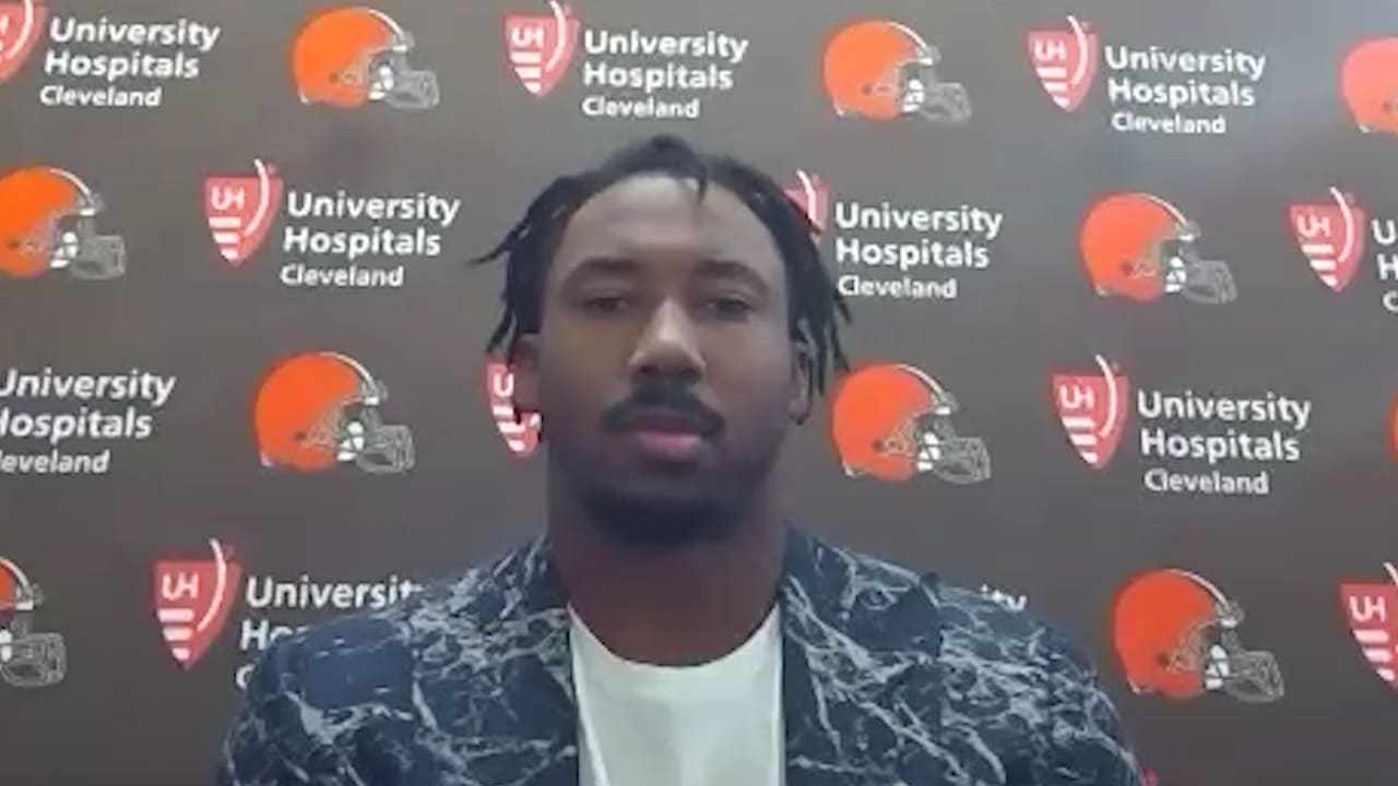 Myles Garrett Postgame Press Conference vs. Steelers