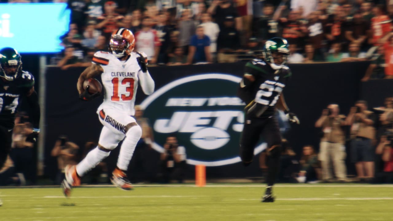 Watch: Browns' Odell Beckham Jr. burns Jets for 89-yard touchdown