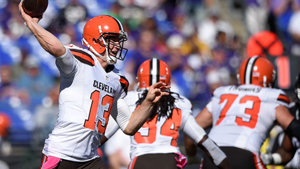 Jerseys worn by Josh McCown, Gary Barnidge vs. Ravens on display at Pro  Football Hall of Fame