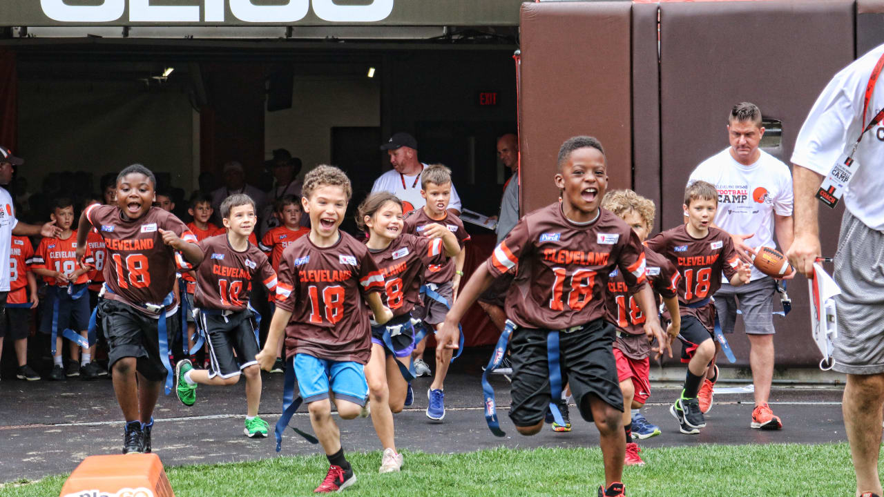 Cleveland Browns Youth Football Camp at Ellet CLC - July 21, 2023