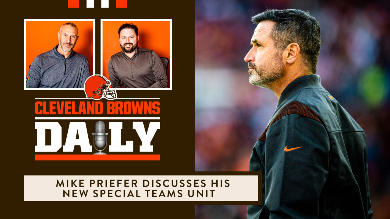 Browns fire special teams coordinator Mike Priefer