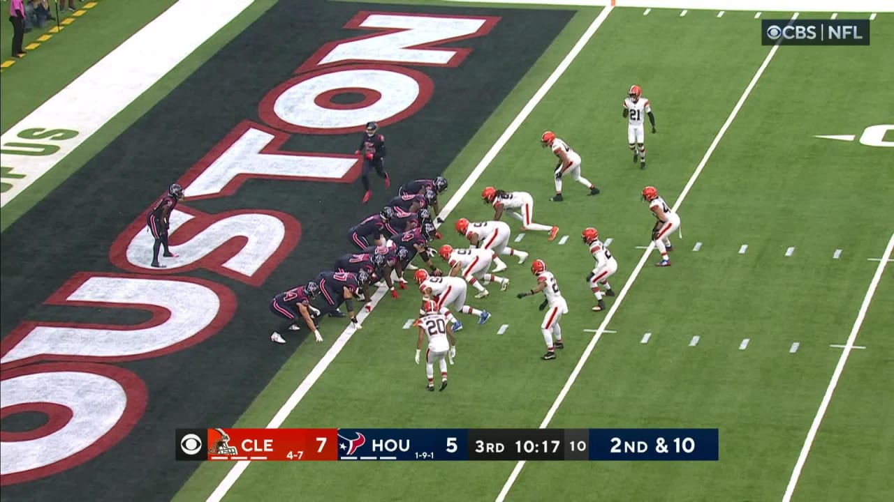 Weird Browns game gets weirder as Denzel Ward scores on Texans fumble