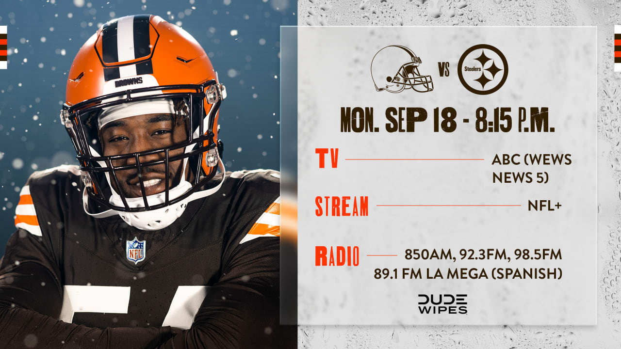 Cleveland Browns vs. Pittsburgh Steelers: How to Watch, Listen and Live  Stream