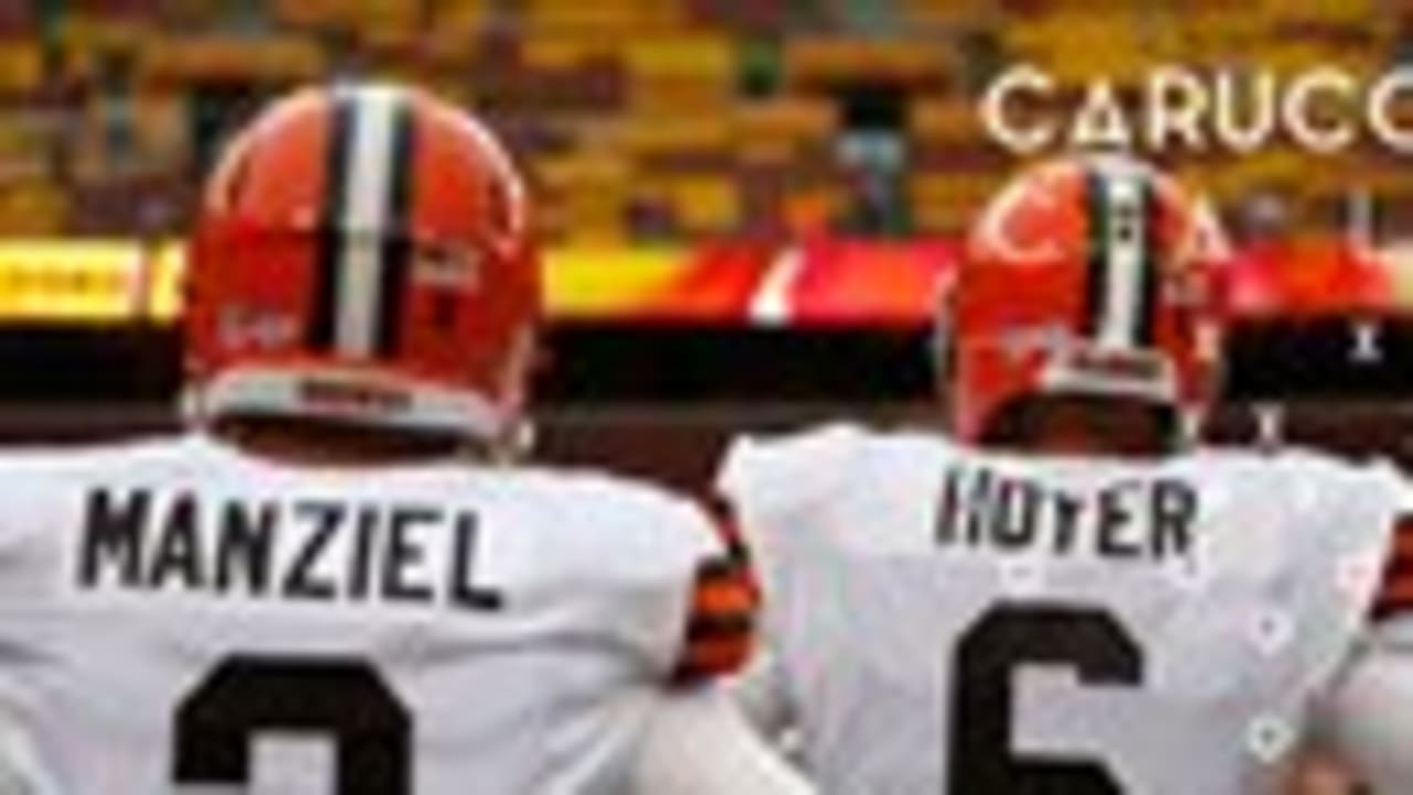 NFL on ESPN on X: The infamous Browns QB jersey has been updated to  include their new starter, Johnny Manziel.  / X