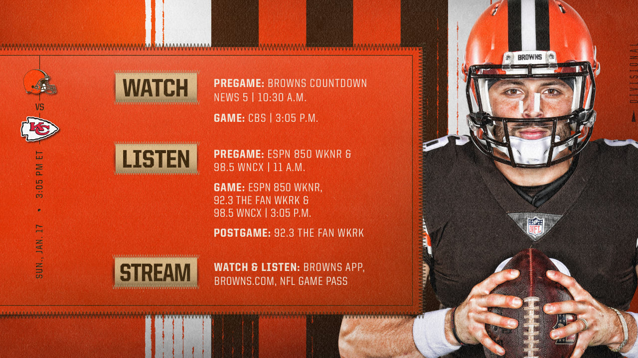 How to watch the Browns-Chiefs game