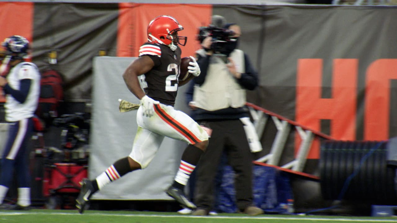 Rally House - Come get your very own 75th anniversary Nick Chubb jersey  before the big game at one o'clock against the Houston Texans 