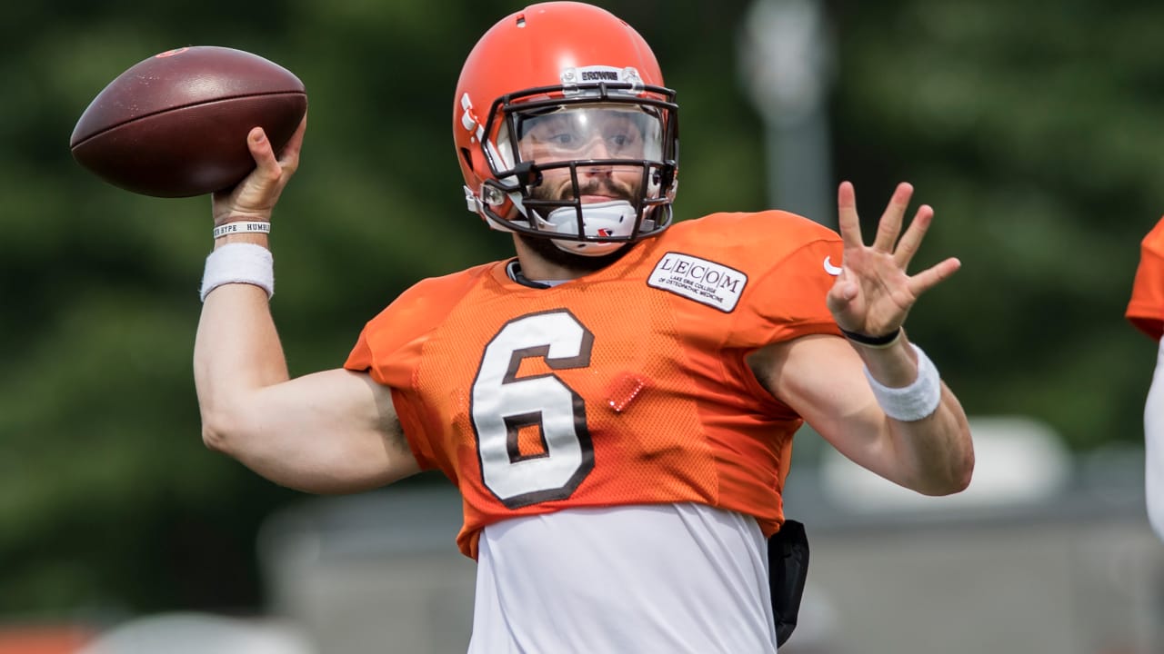 Baker Mayfield sweating the details, not the moment, as NFL debut nears ...