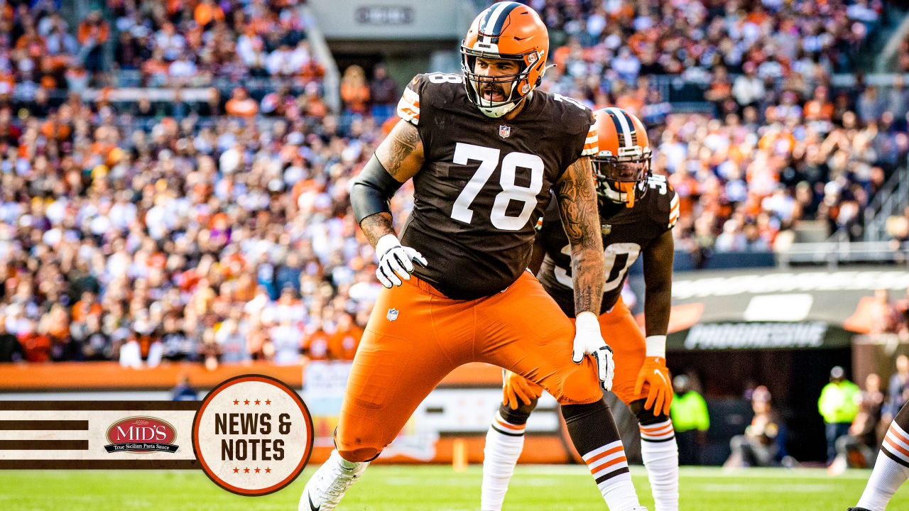 Browns tackle Conklin out 'multiple weeks' with elbow injury