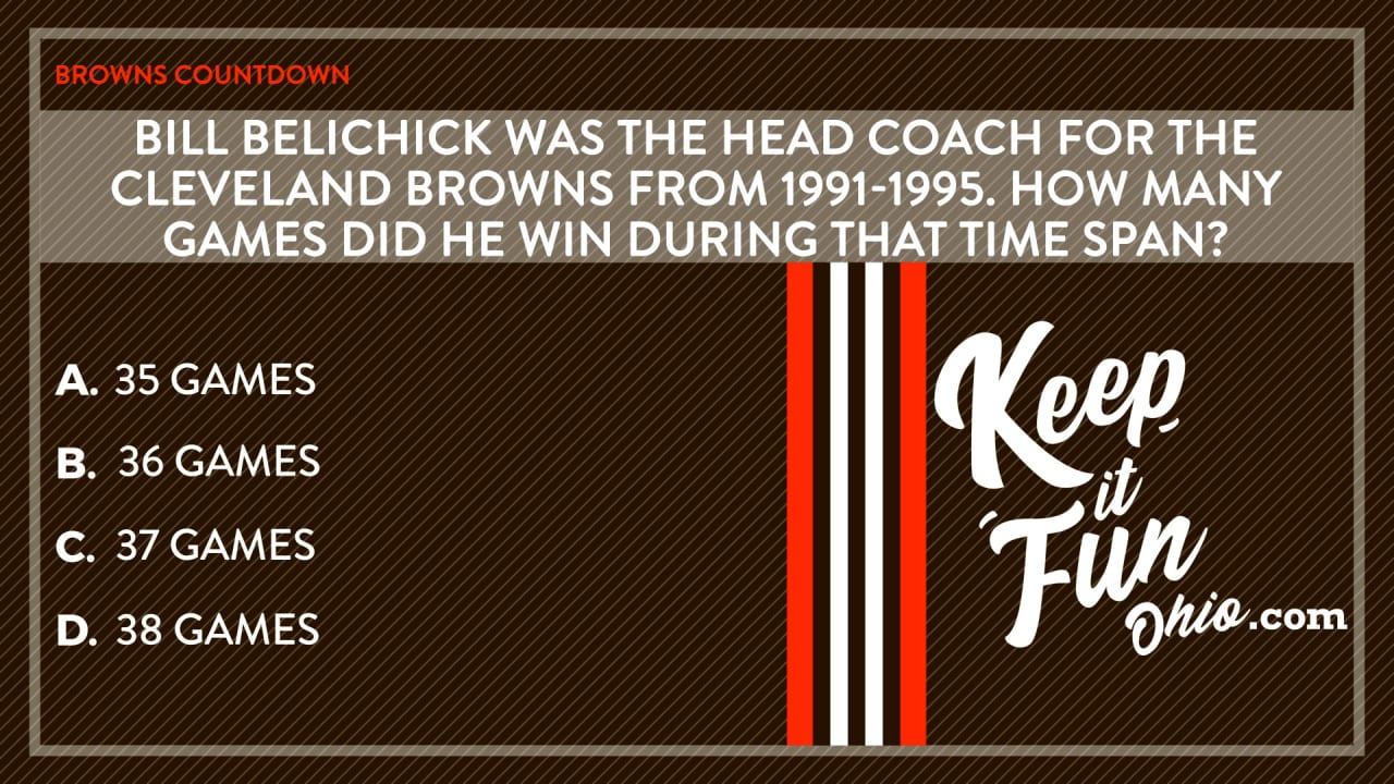 Bill Belichick coached Browns when they last won in New England