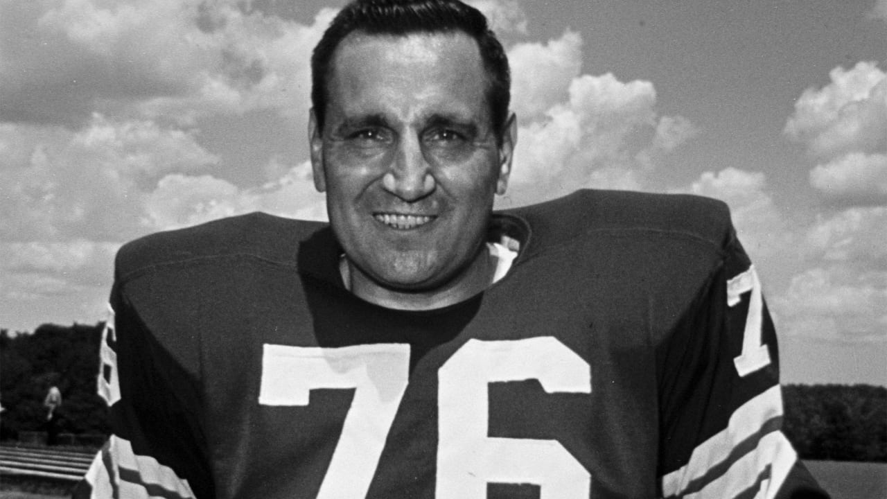 Lou Groza is a finalist for kicker on the NFL's All-Time team