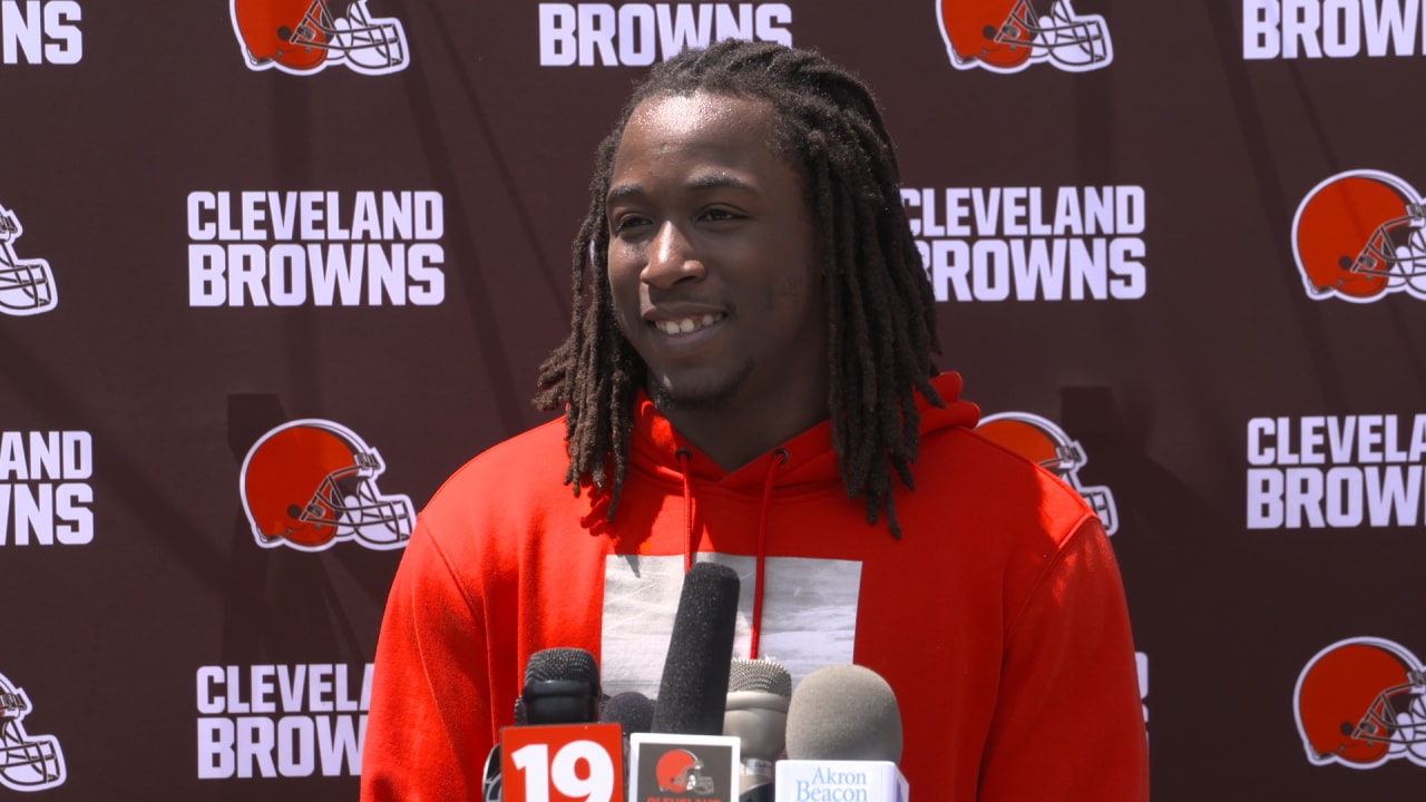 Kareem Hunt: My childhood dream was to play for the Browns