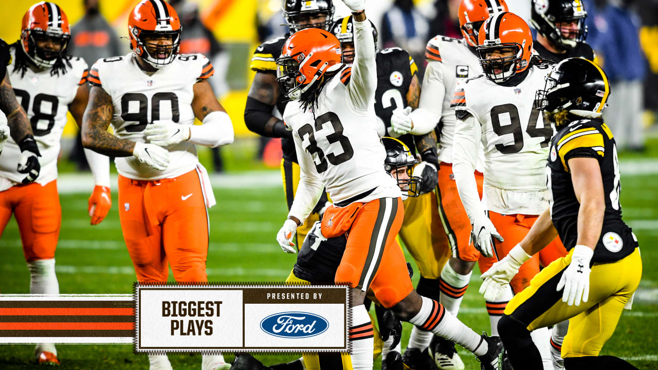 6 plays that changed the game in the Browns’ win over the Steelers