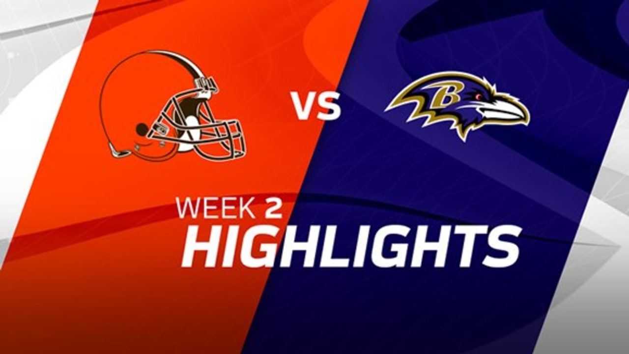 Cleveland Browns Vs. Baltimore Ravens Highlights | Week 2