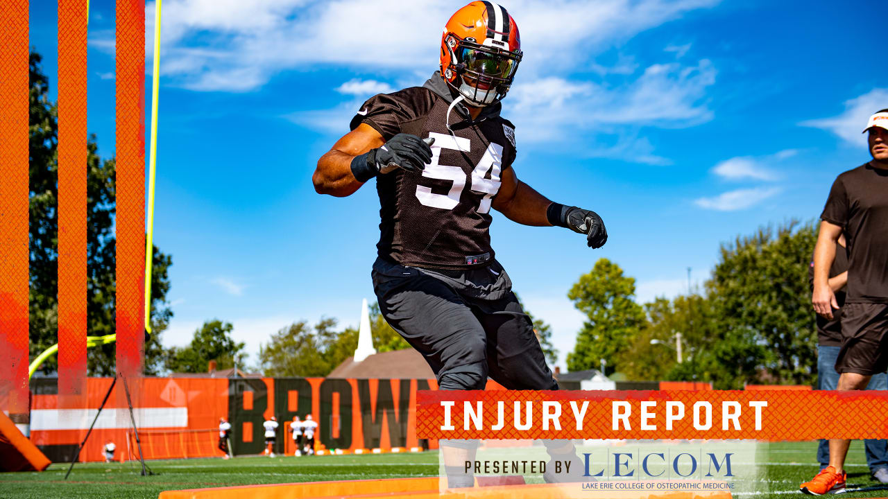 Pharaoh Brown injury news: Texans TE got in a limited practice on