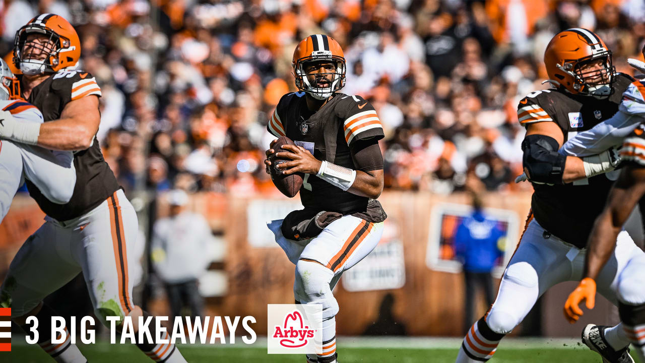 A lot of takeaways from Browns vs Panthers in Week 1