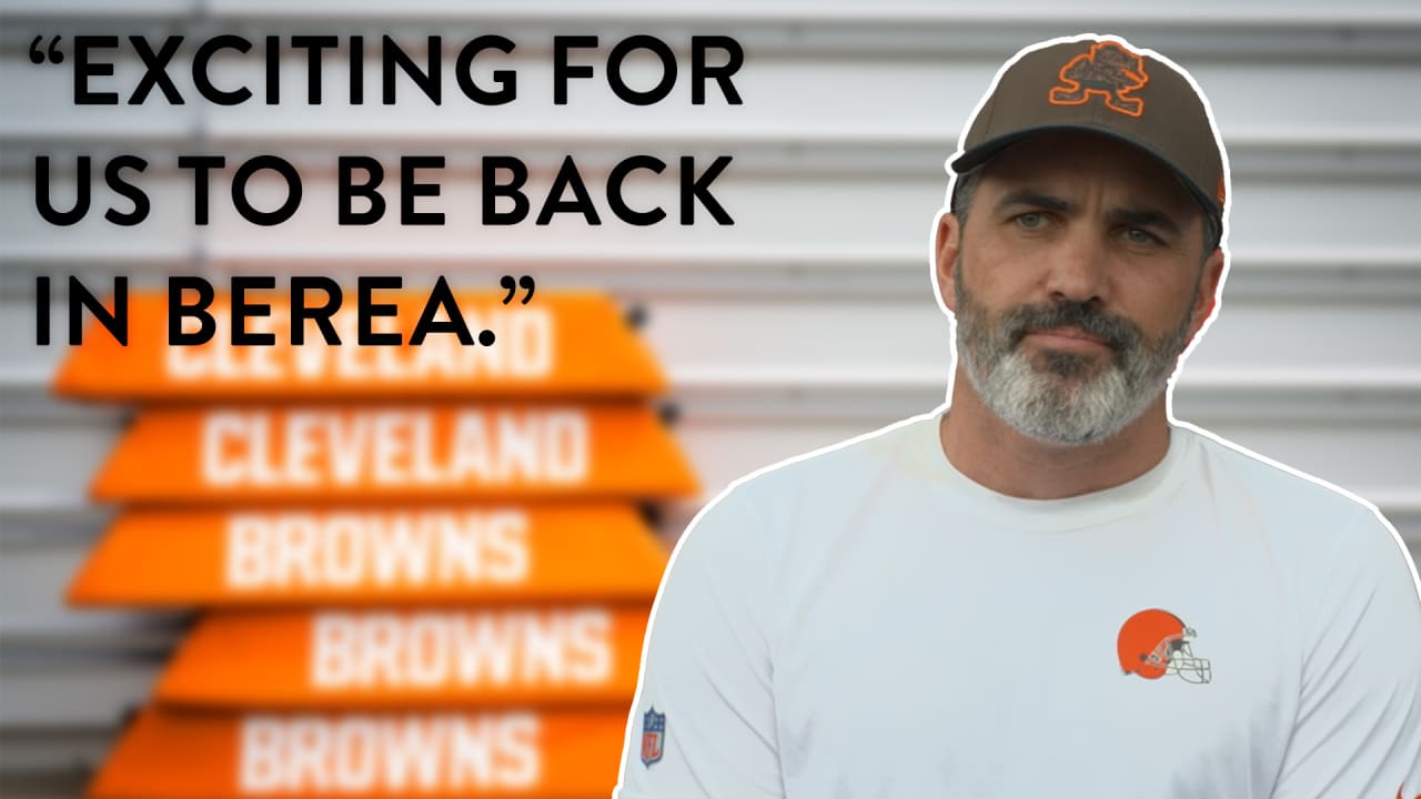 Kevin Stefanski returns to Cleveland Browns headquarters