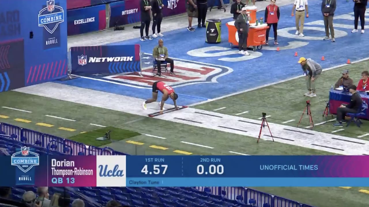 Dorian ThompsonRobinson's 2023 NFL Scouting Combine workout