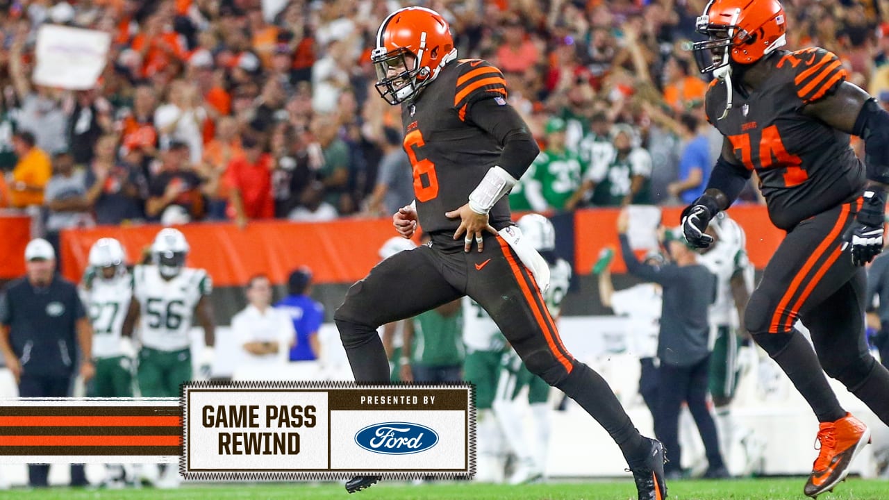 Game Pass Rewind Baker Mayfields dramatic, fridge-opening NFL debut