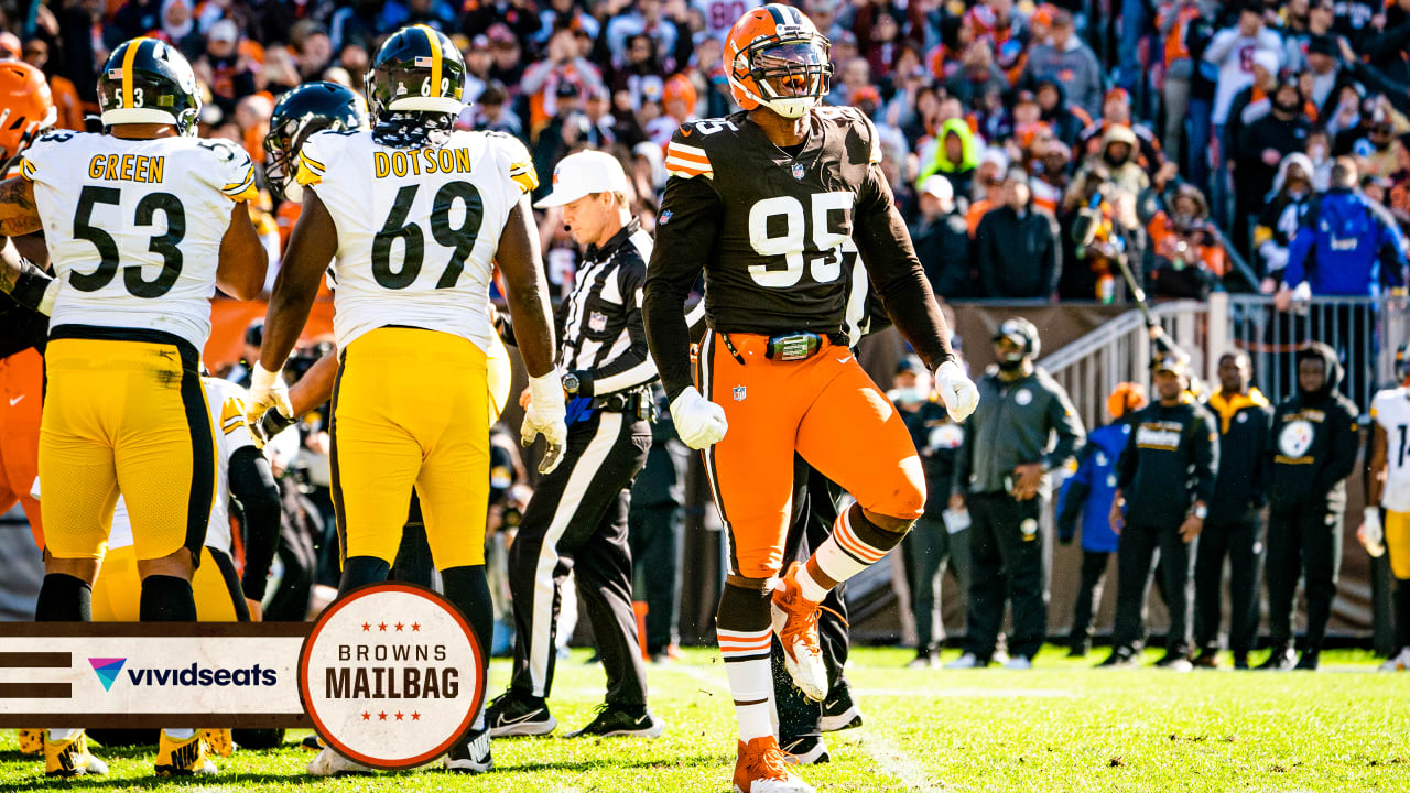 Browns Defensive End Porter Gustin Records First Career Interception Against  Steelers