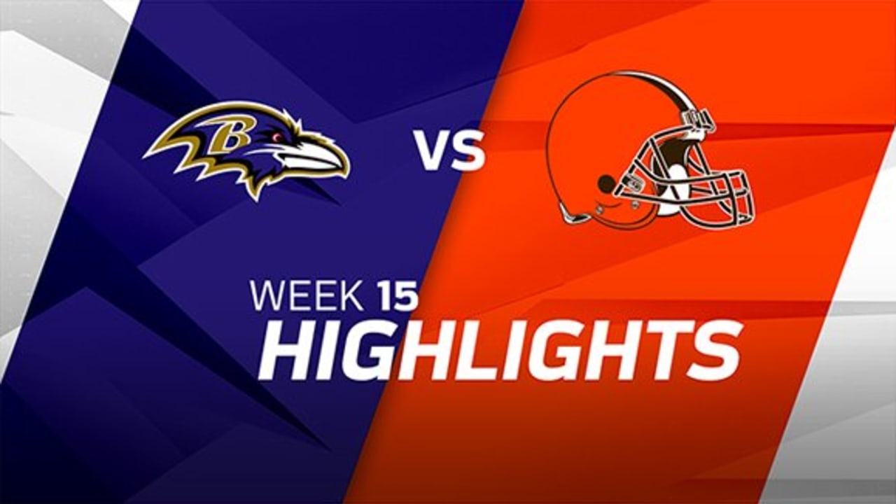 Cleveland Browns vs. Baltimore Ravens: Week 15 TV Listings - Dawgs By Nature