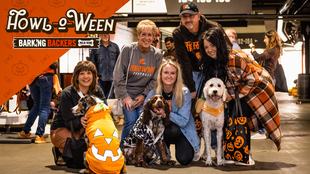 Browns host 'Howl-o-ween' for Barking Backers members at